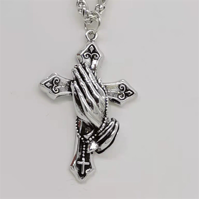 Religious Style Retro Men's Hip Hop Punk Trendy Necklace