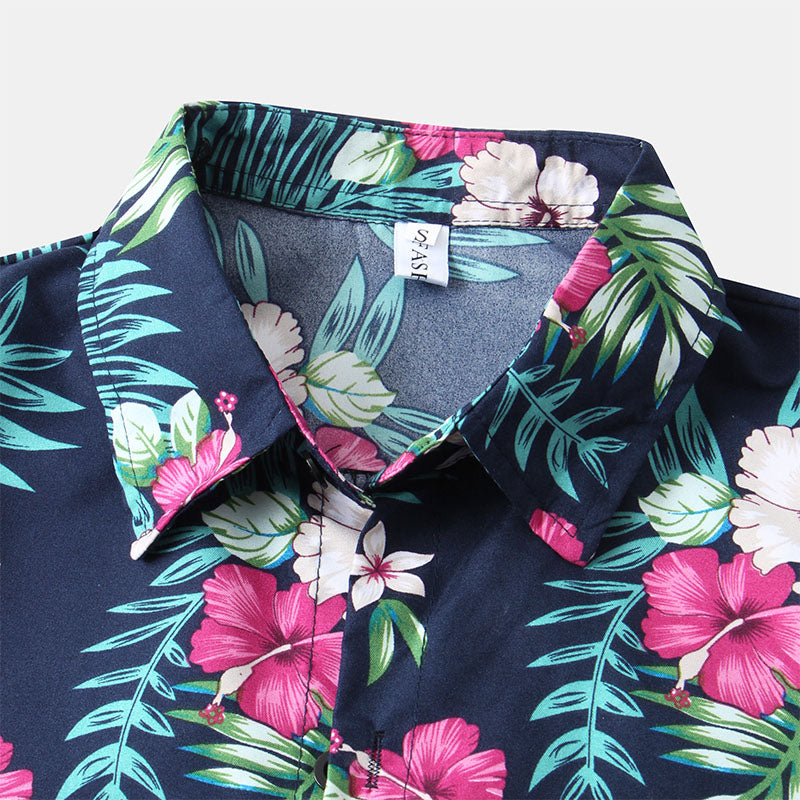 Casual Vacation Print Shirt