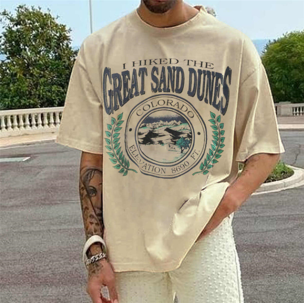 Great Sand Dunes Print Short Sleeve T-Shirt
