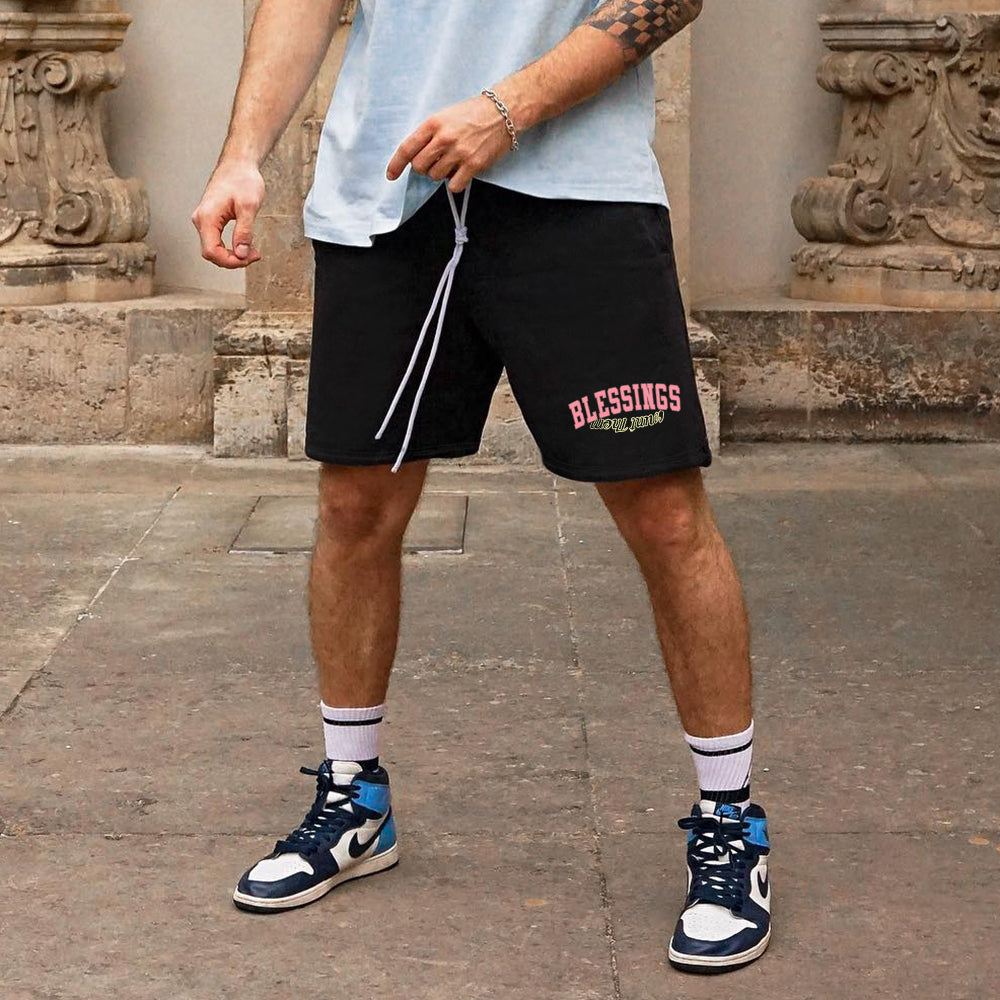 Blessings Men's Streetwear Casual Tracksuits