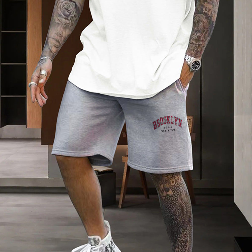 Brooklyn Men's Stylish Casual Short Sleeves Tracksuits