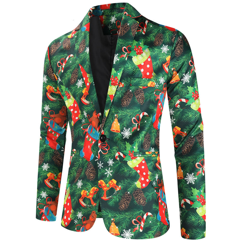 Clearance- Men's Christmas Party Costume 3 Piece Opposuit