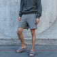 Kanye Style Vintage Streetwear Men's Cotton Shorts 400g