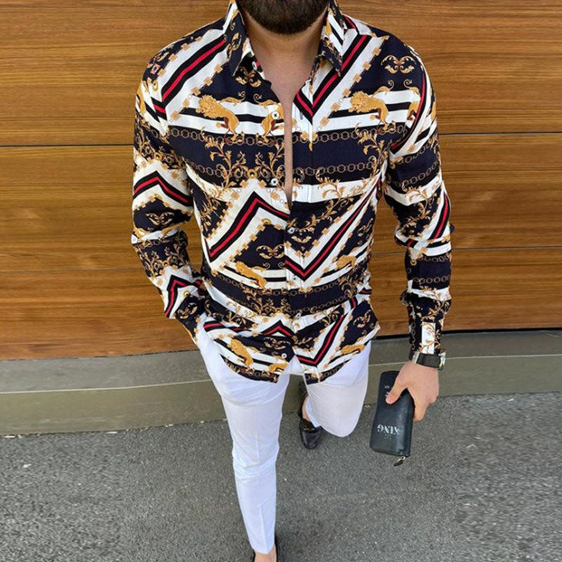 Casual Printed Vacation Shirt