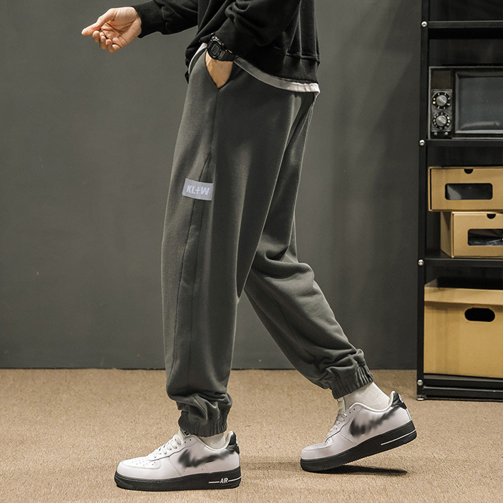 Men's Fashion Elastic Waistband Sweatpants