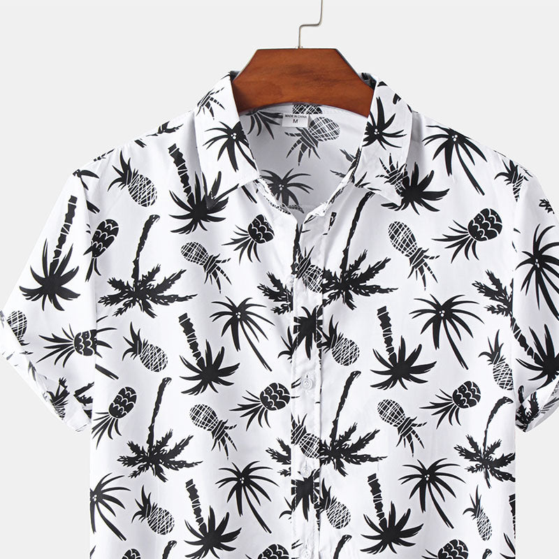 Casual Vacation Print Shirt