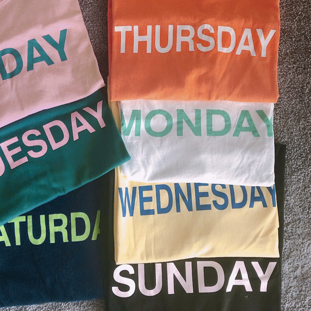 Monday to Sunday Casual T-Shirt 7 Pieces