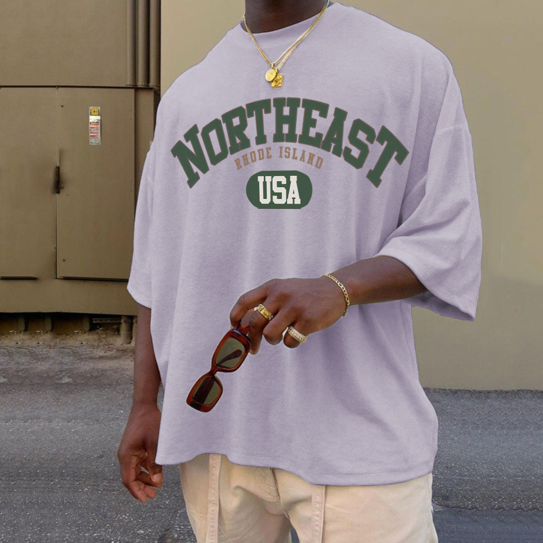 Northeast Print Men's Loose Fit T-Shirt