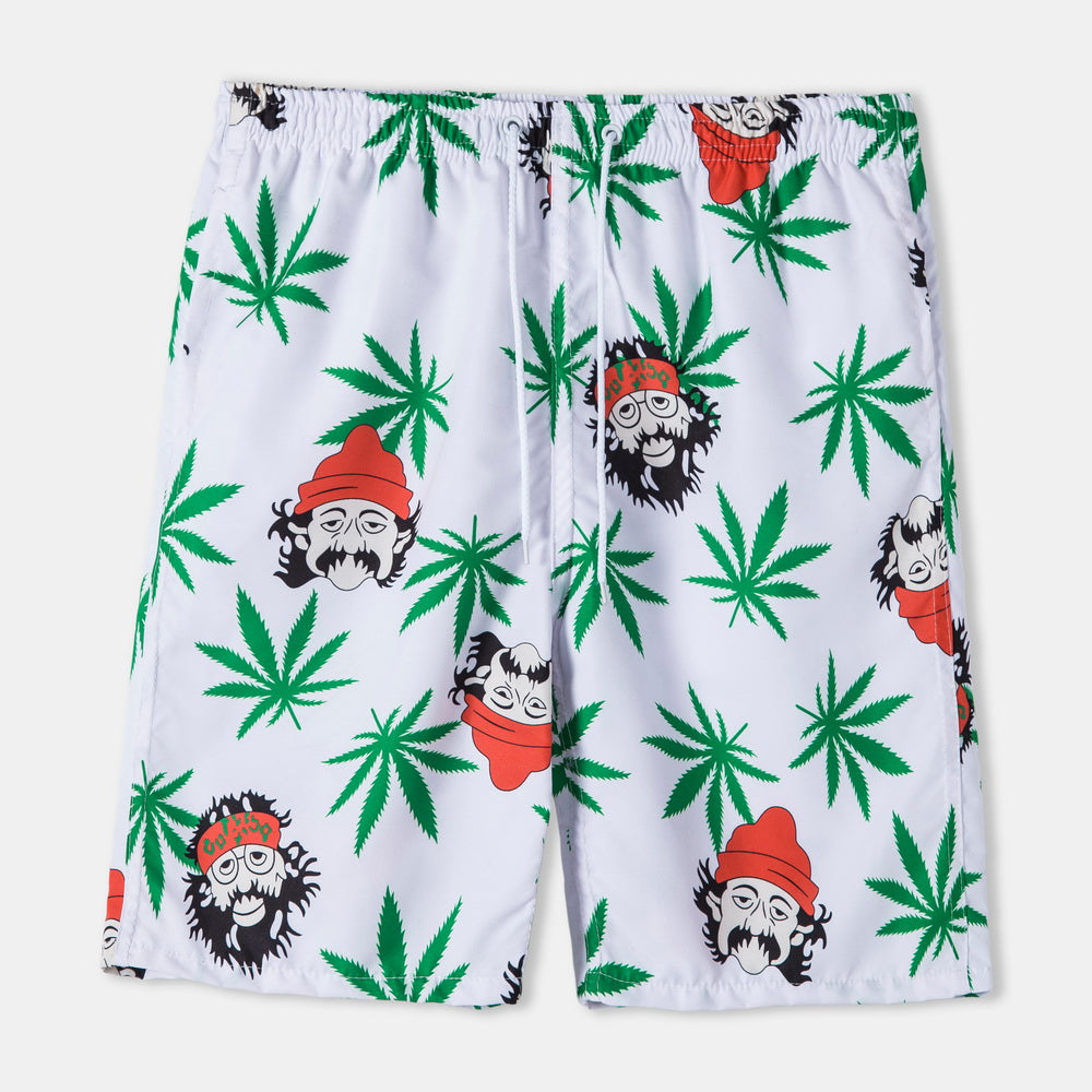 Casual Vacation Print Two-piece Suit