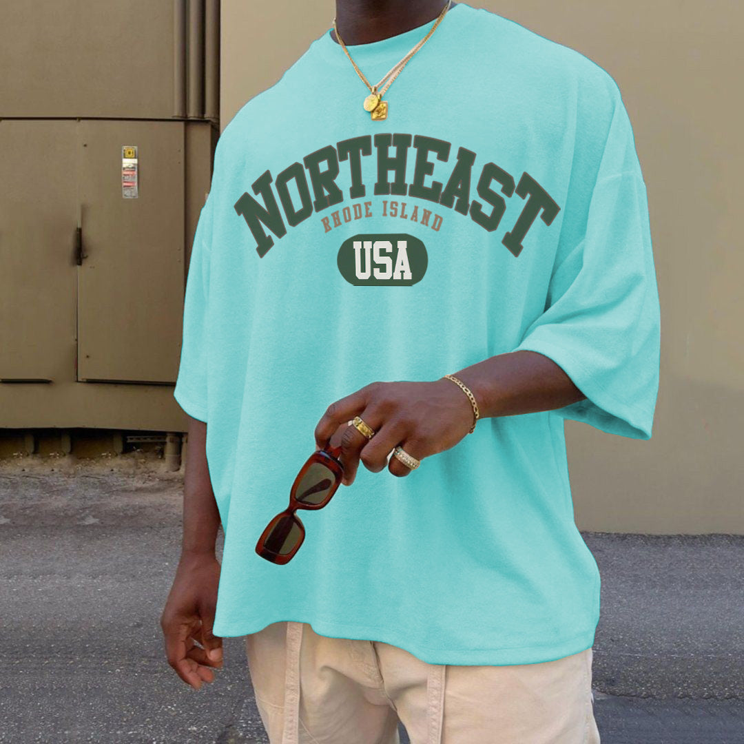 Northeast Print Men's Loose Fit T-Shirt