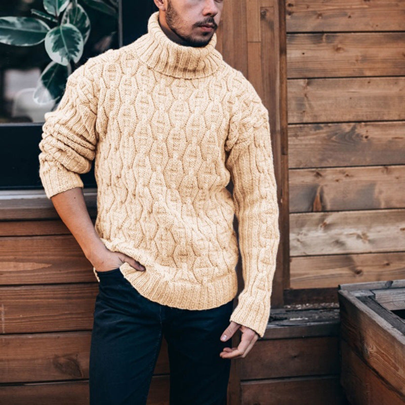 Men's Cozy Turtleneck Sweater Knitwear