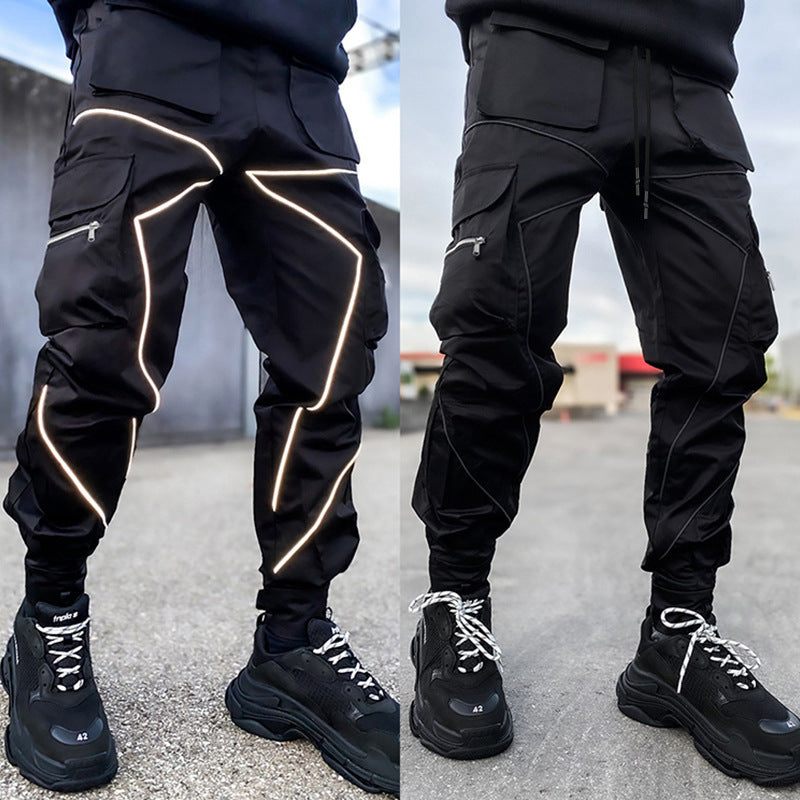 Men's Reflective Fashion Cargo Pants
