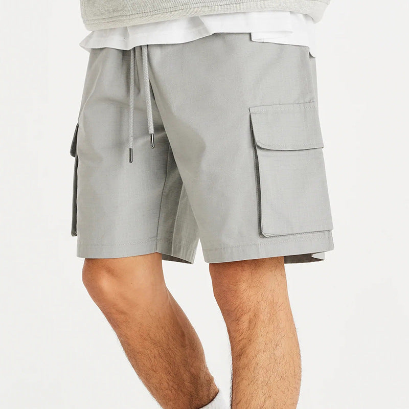 Three-dimensional Pocket Casual Tooling Men's Five-point Shorts
