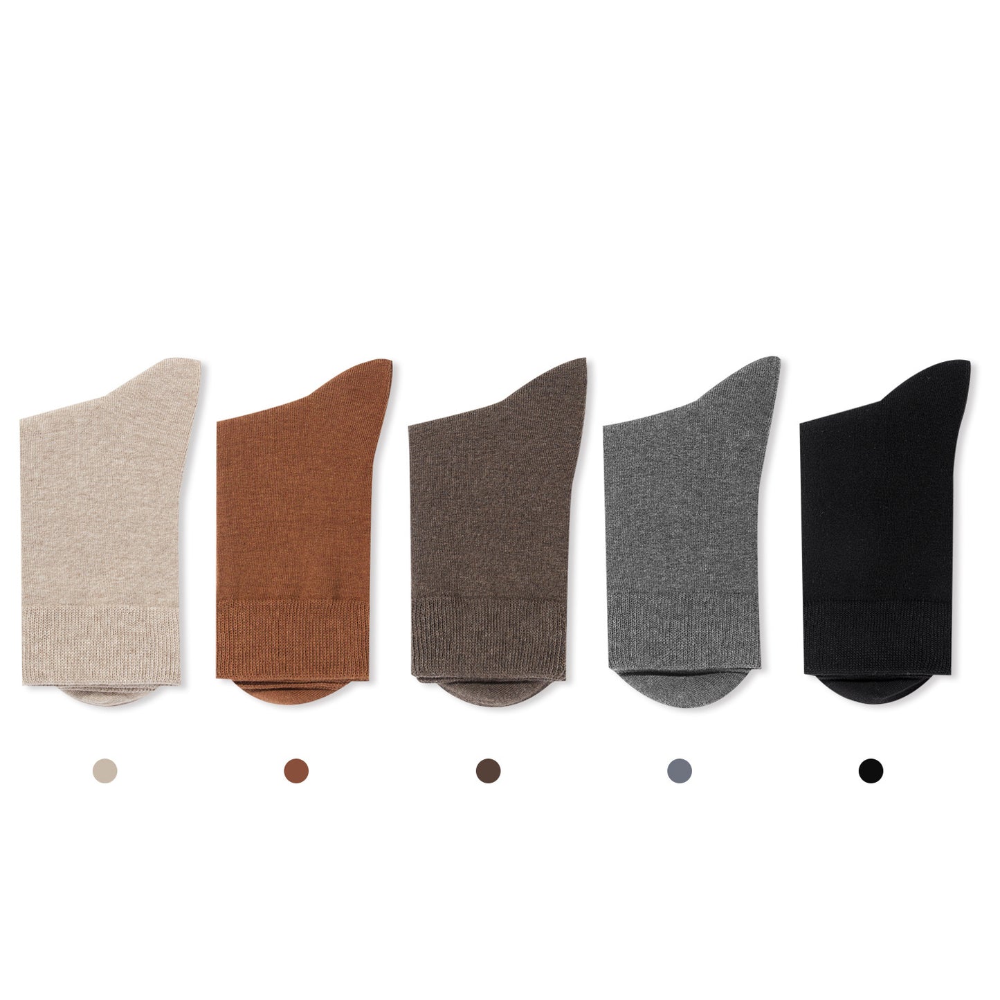 Men's 5-Pairs Crew Socks