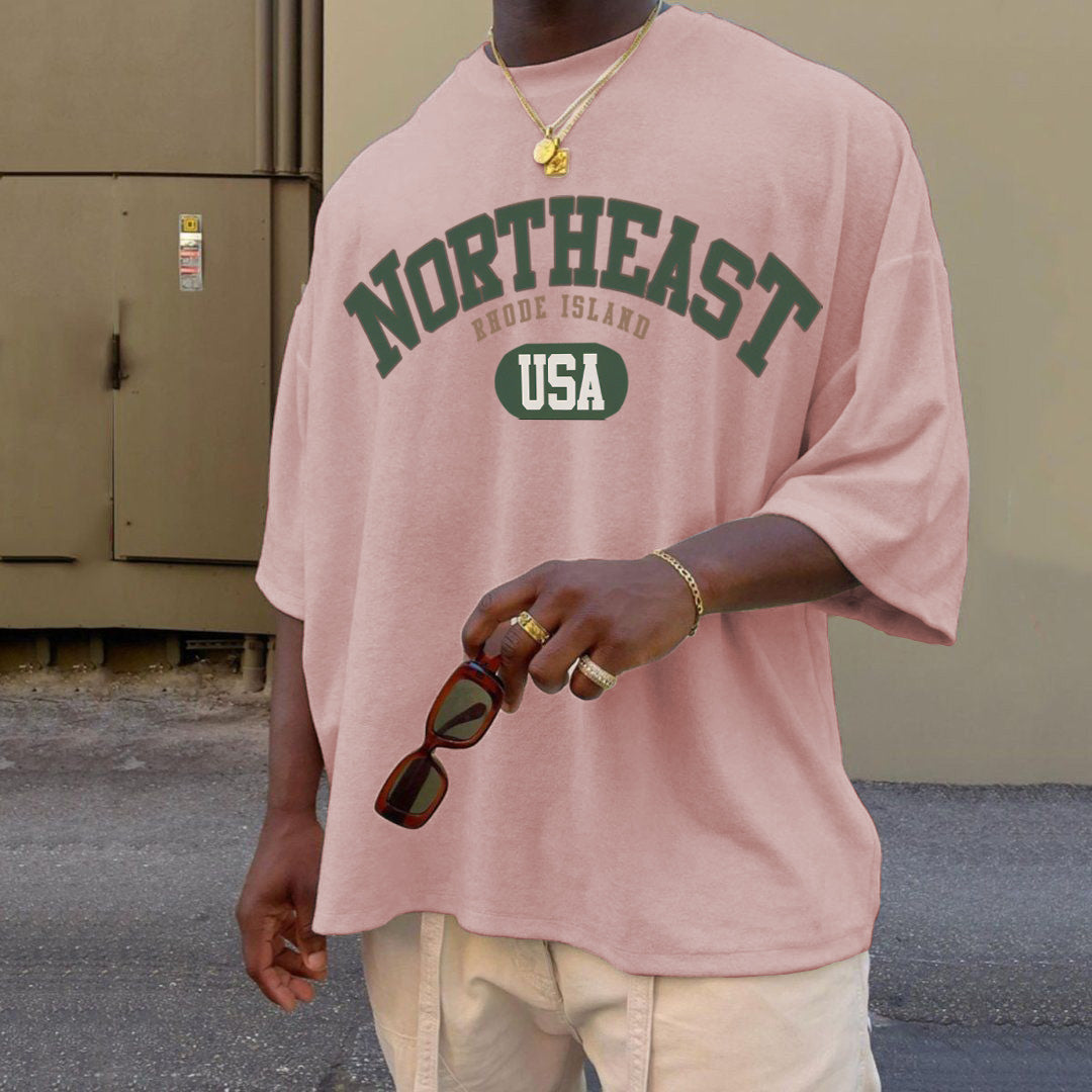 Northeast Print Men's Loose Fit T-Shirt