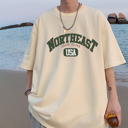 Northeast Print Men's Loose Fit T-Shirt