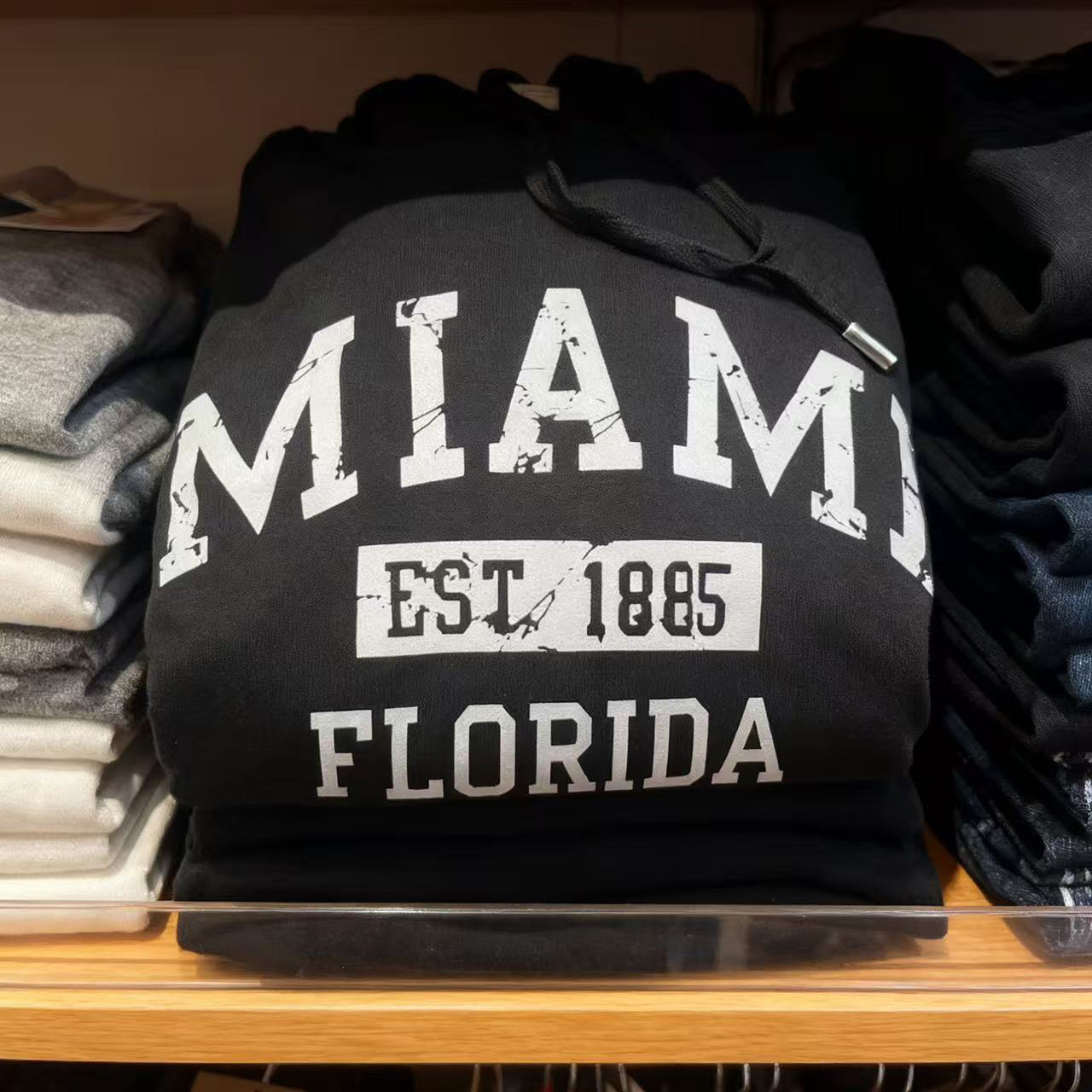 Miami Men's Casual Streestwear Hoodies