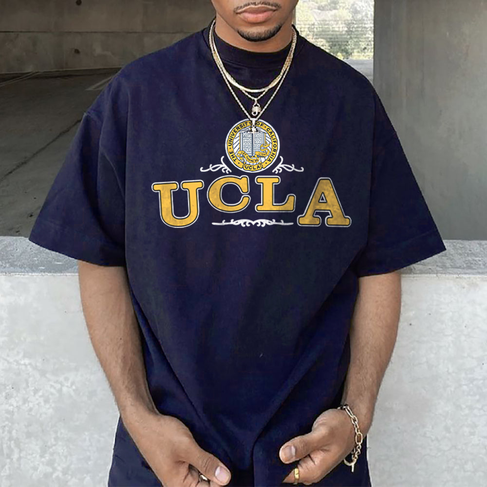 UCLA Print Short Sleeve Cotton T-Shirt