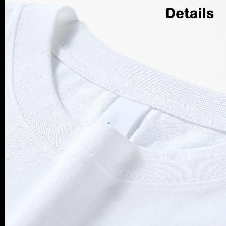 Men's Crew Neck White Cotton T-Shirt