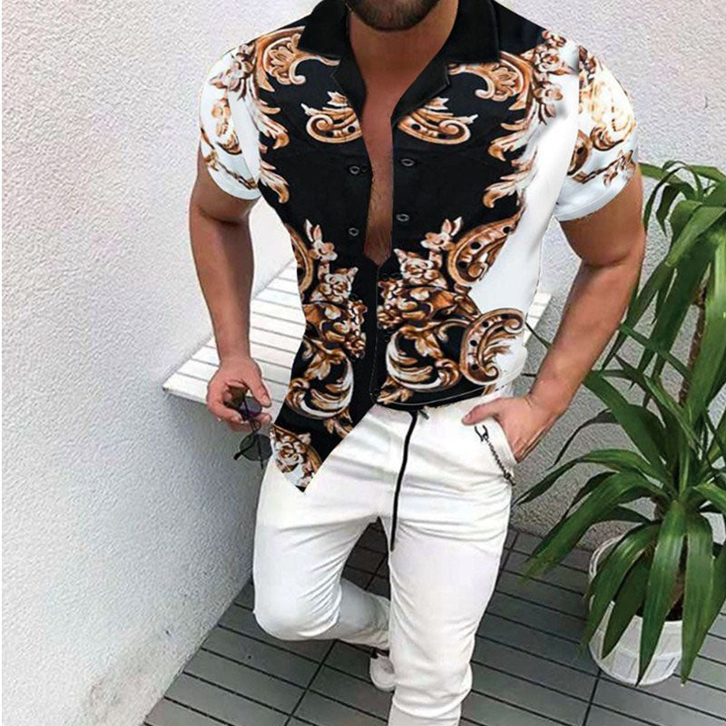 Casual Printed Vacation Shirt