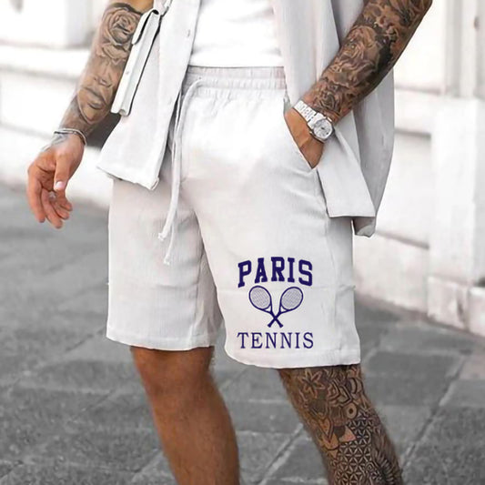 Paris Tennis Team Men's Casual Shorts
