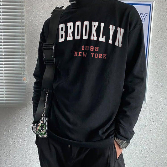 Brooklyn 1898 New York Men's Long Sleeve T-Shirt-B