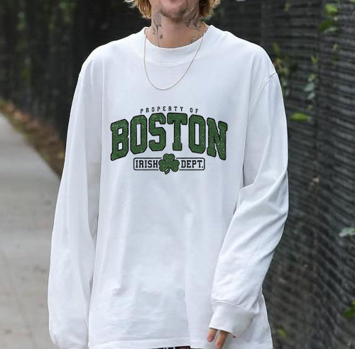 Property of Boston Irish Dept Long Sleeve Tee-A