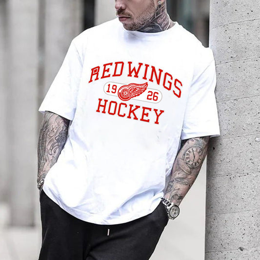 Detroit Red Wings Men's Cotton T-shirt
