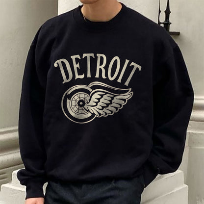 Detroit Red Wings Round Neck Men's Sweatshirt