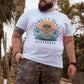 Tiki Surf Ocean Wave Men's Printed Tee