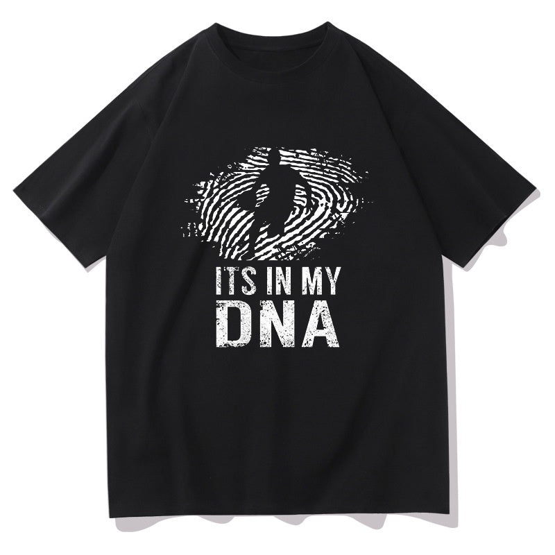 DNA Hoops Basketball Lovers Men's Cotton T-shirt