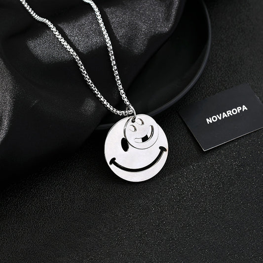 Smiley Face Steel Chain