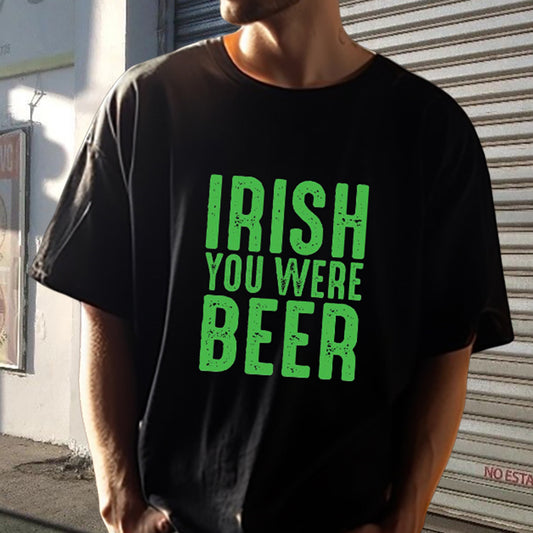 Beer Lover's Irish Wordplay Playful Pint T-Shirt