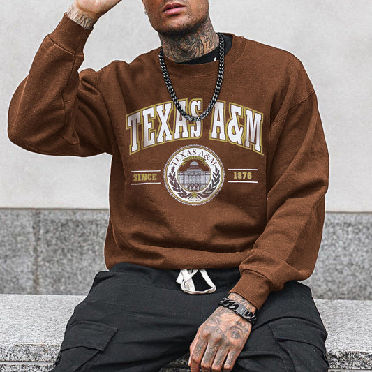 Men's Retro Pullover Sweatshirts