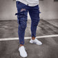 Ripped denim chinos