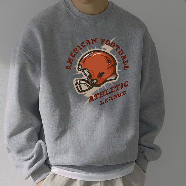 American Football Print Men's Sweatshirt