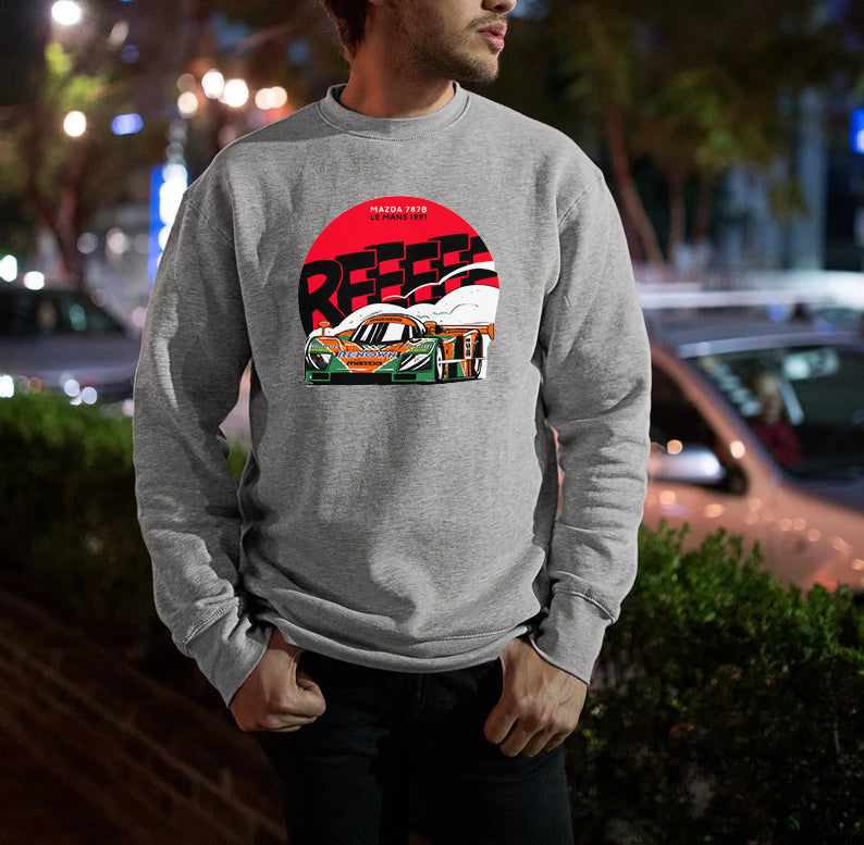 Racing Graphic Print Men's Sweatshirt