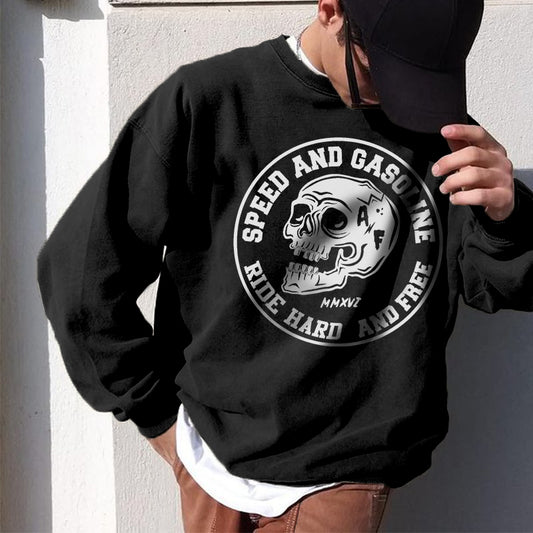 Long Sleeve Men's Crew Neck Sweatshirt