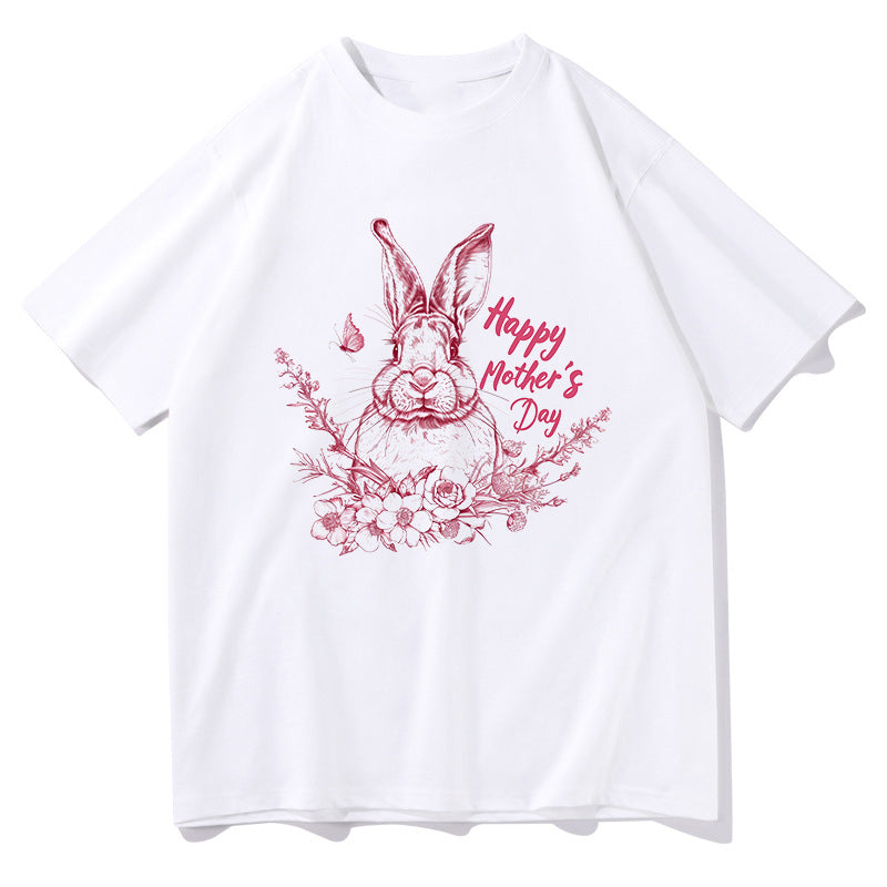 Mother's Day Pink Bunny Women's T-shirt