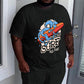 Ocean Waves Surfboard Print Vacation Vibes Men's T-shirt