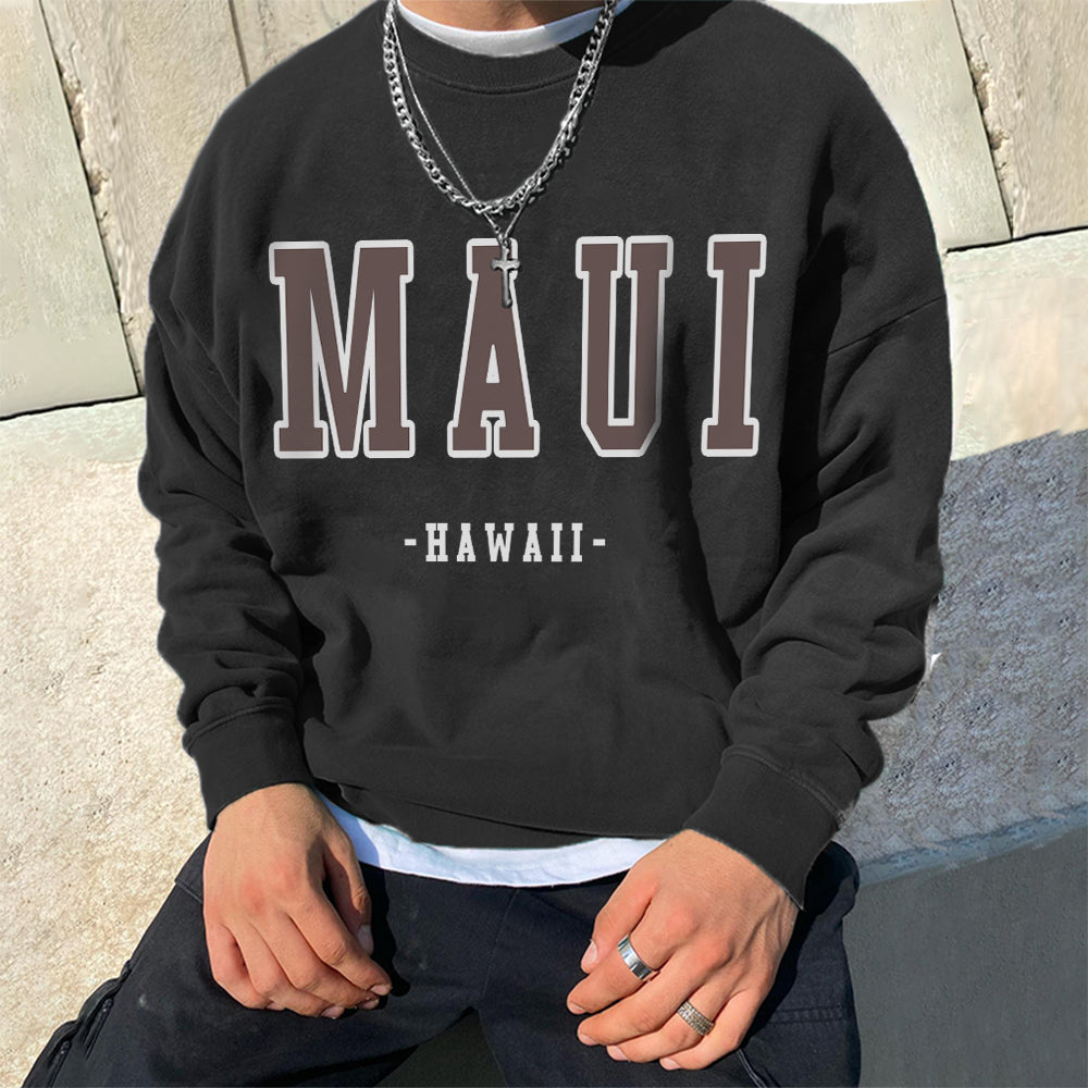 Clearance-MAUI Men's Sweatshirt-S