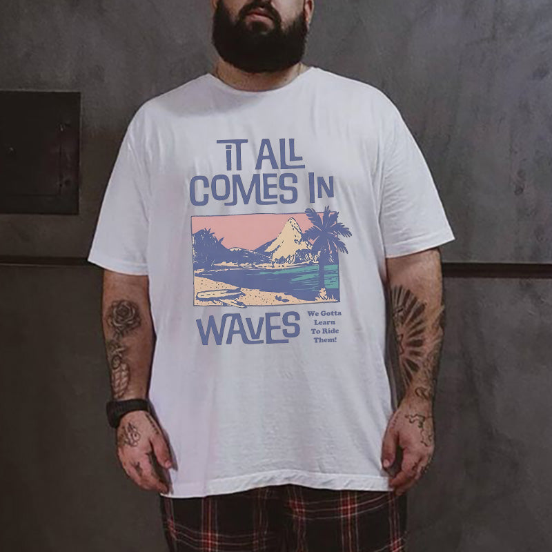 Life's Waves Philosophy Men's Surf Tee