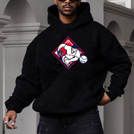 Baseball Boston Red Sox Men's Fleeced Hoodie