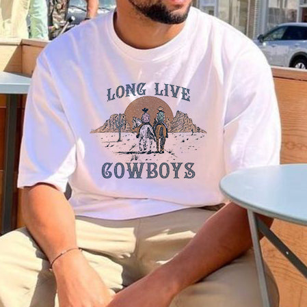 Long Live Cowboys Cotton Tee