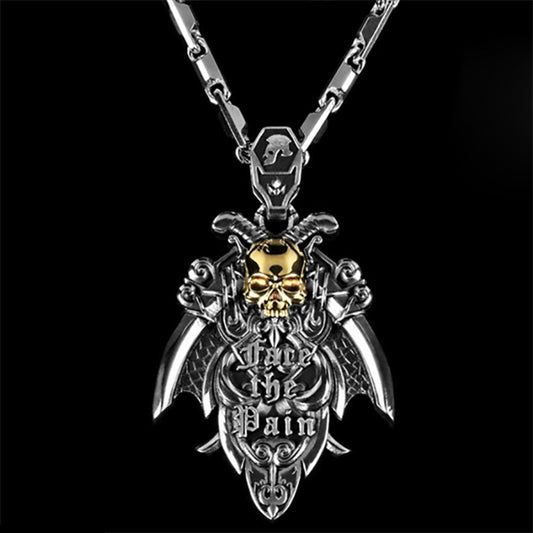 Men's Viking Skull Necklace