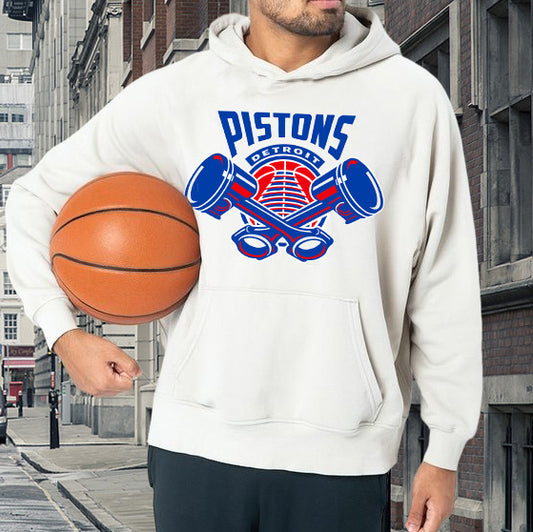 Detroit Pistons Men's Fleeced Hoodie
