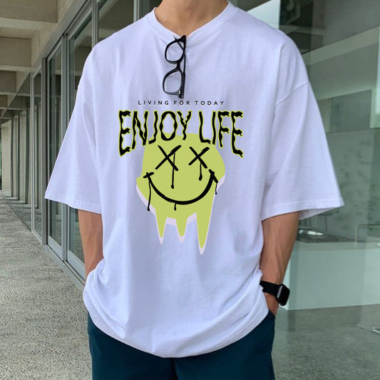 Enjoy Life Graphic Print Men's T-shirt