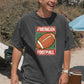 Vintage American Football Distressed Print Men's Cotton T-shirt