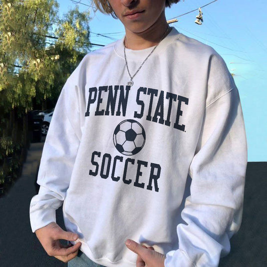 Pann State Soccer Men's Crew Neck Sweatshirt