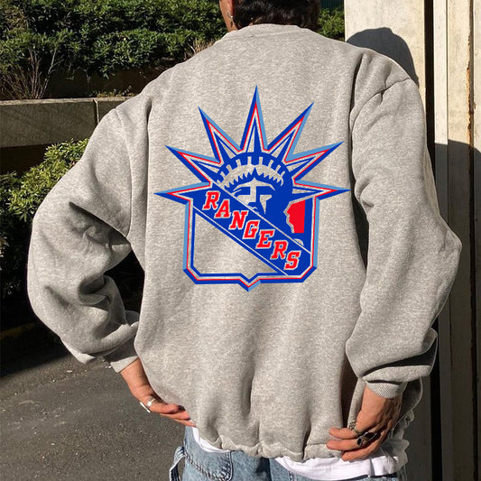 NewYork Rangers Round Neck Men's Sweatshirt